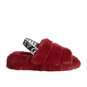 New GUESS Liddie Faux-Fur Slippers